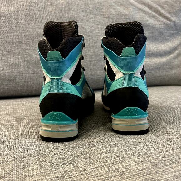 EUC La Sportiva Trango Tower GTX Womens 7.5 Mountaineering Boots GoreTex Emerald - Picture 12 of 16